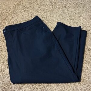 Lululemon ABC Classic Fit Trousers Men 40x27 Blue Chino Pants Warpstreme M5AQQS